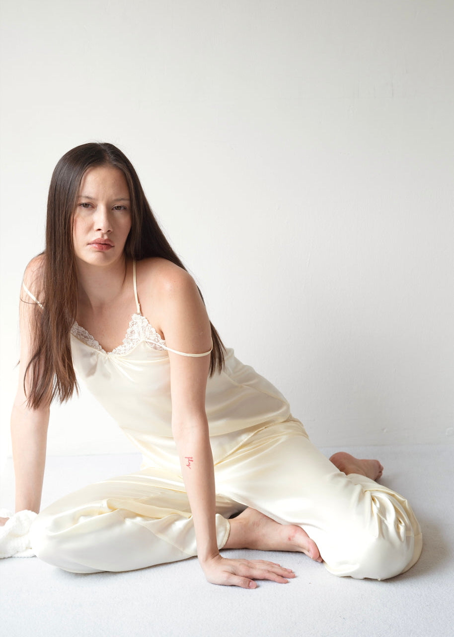LAZY SATIN PJM SET
