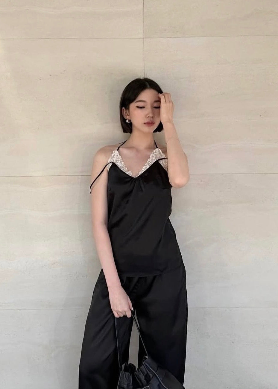 LAZY SATIN PJM SET