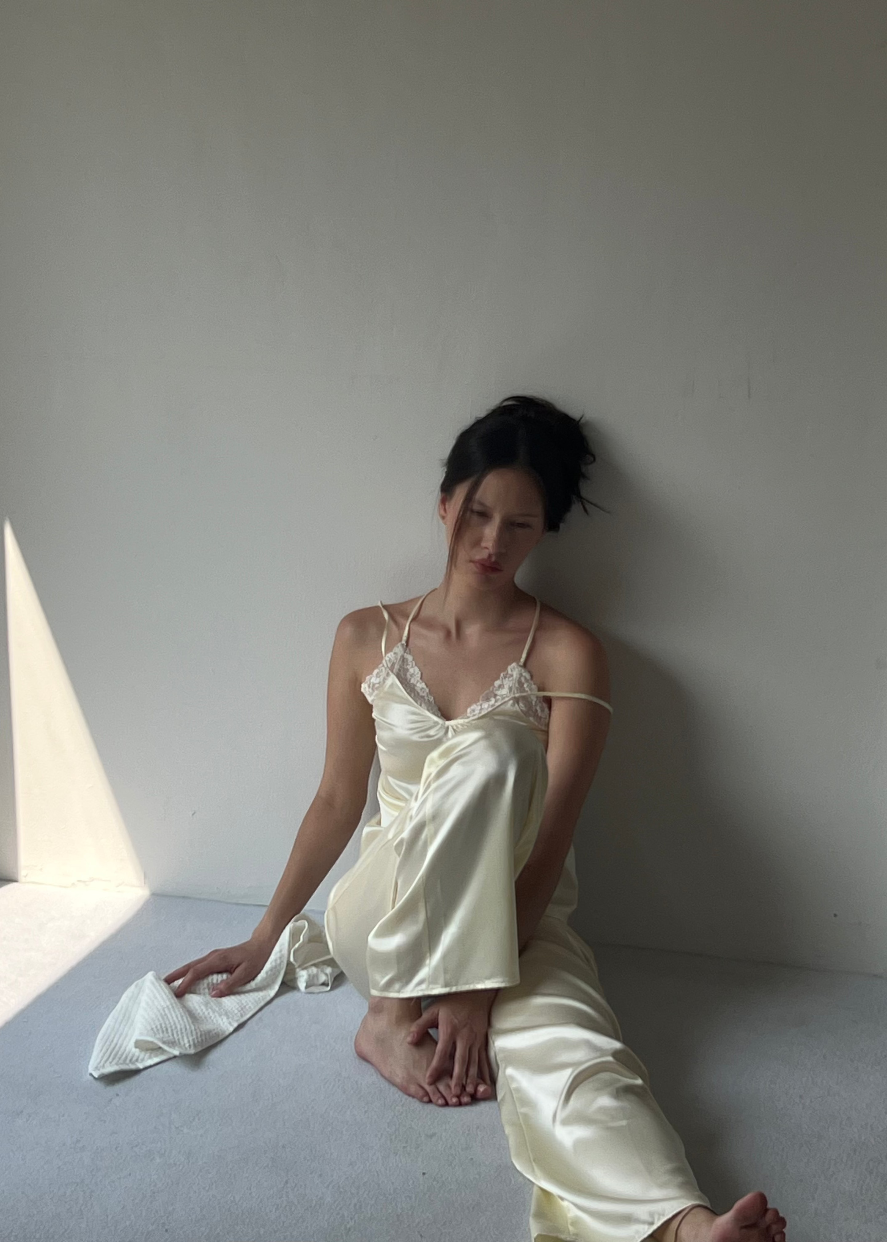 LAZY SATIN PJM SET