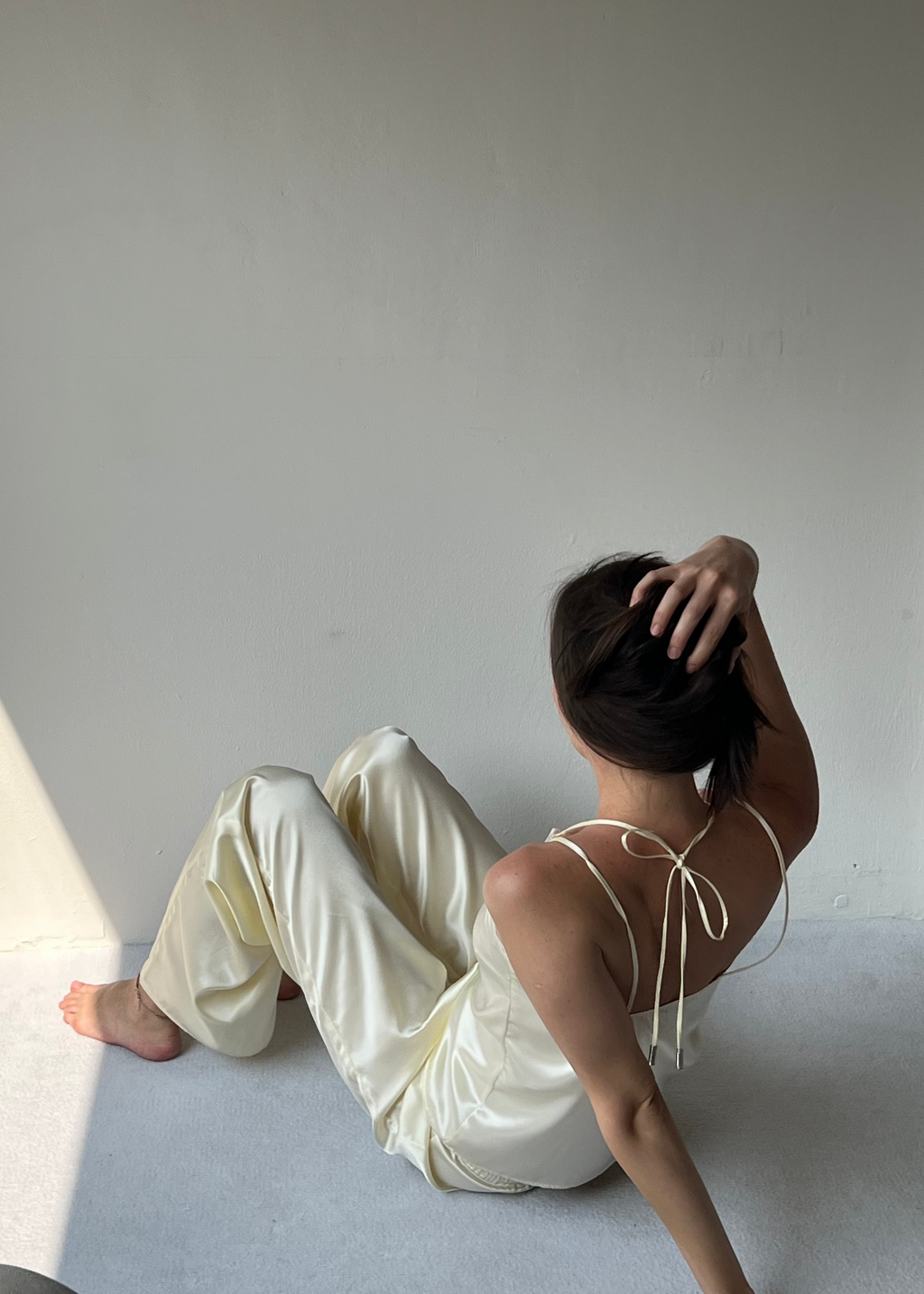 LAZY SATIN PJM SET