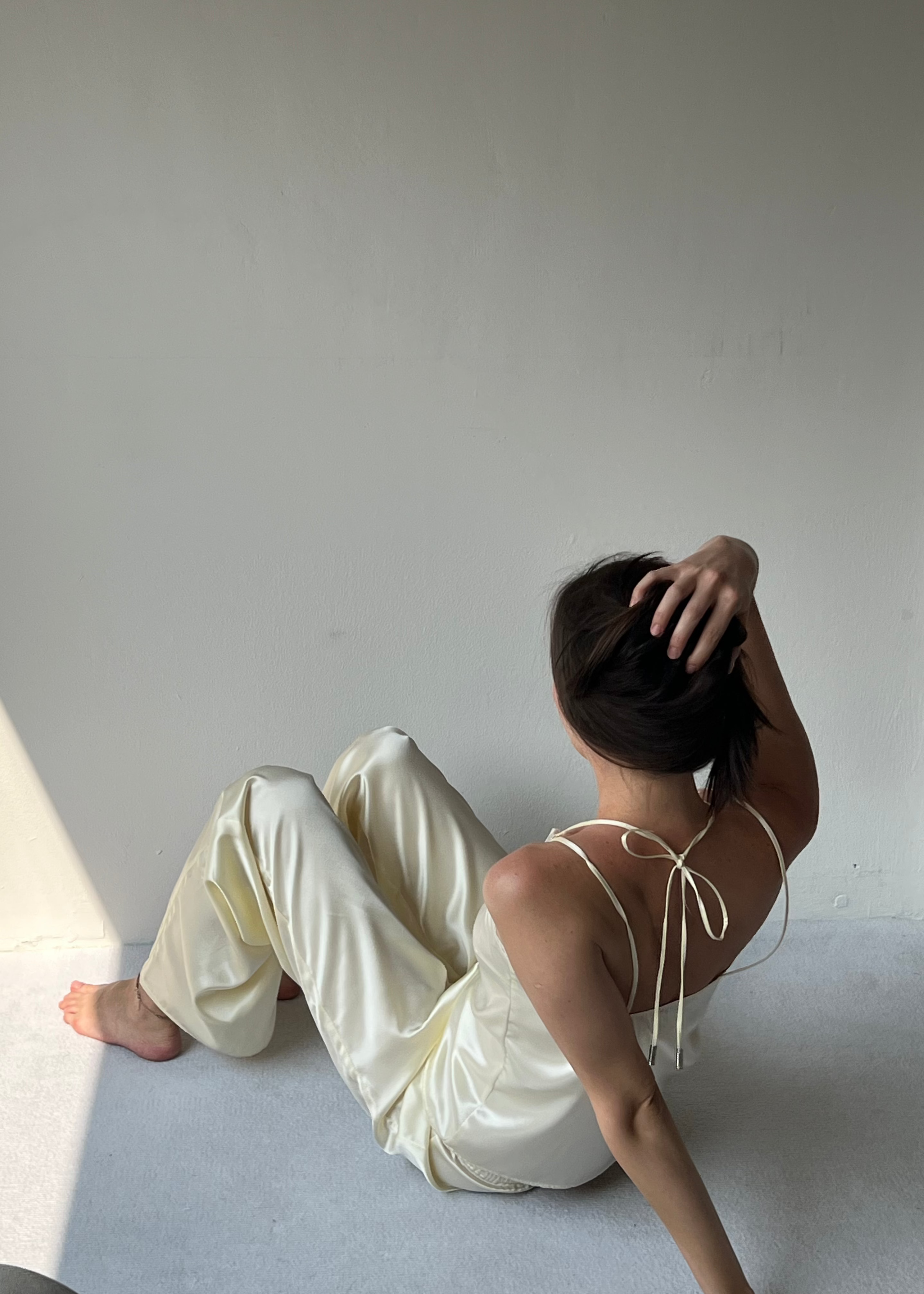 LAZY SATIN PJM SET