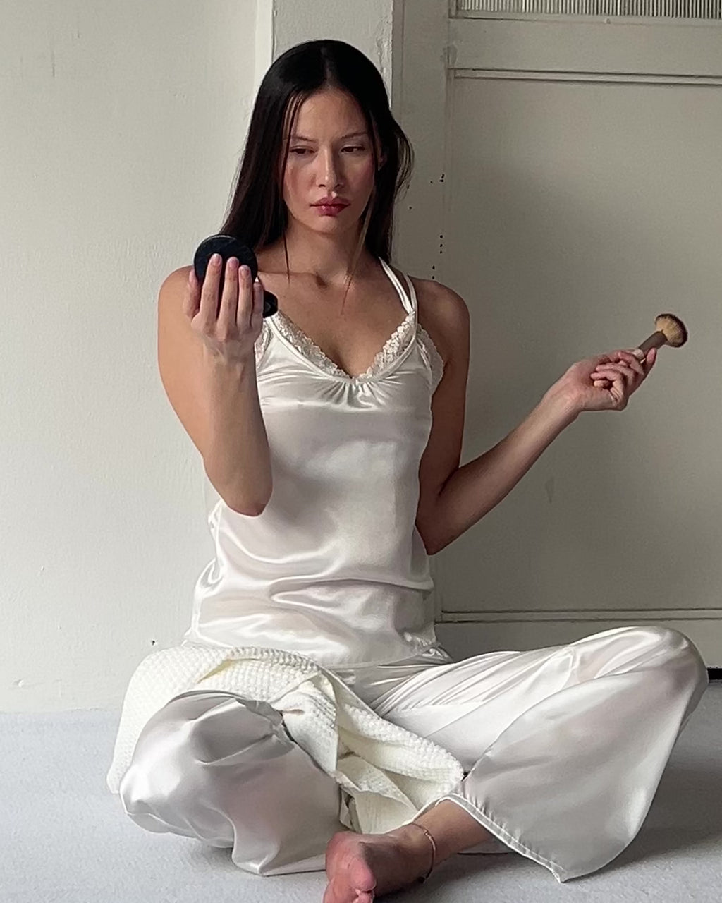 LAZY SATIN PJM SET